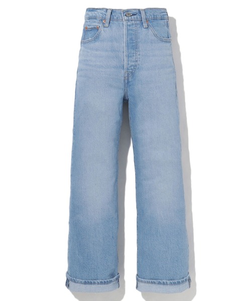 Levi's（リーバイス）の「RIBCAGE クロップ ブーツカット JAZZ AWAY（デニムパンツ・レディース・インディゴブルー・24inch/25inch/26inch/27inch/23inch/28inch）」の16枚目の写真