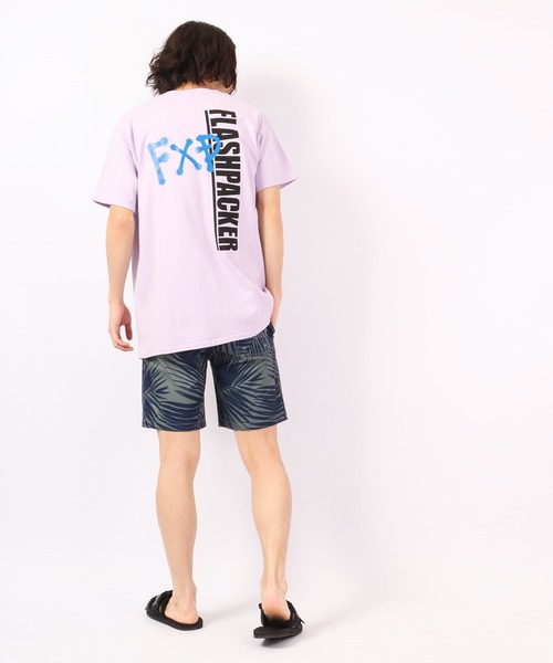FLASH PACKER(フラッシュパッカー)の「FLASH PACKER 半袖Tシャツ(Tシャツ/カットソー・メンズ・ホワイト/パープル/ブラック・XL/M/L/S)」の7枚目の写真