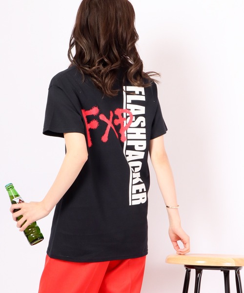 FLASH PACKER(フラッシュパッカー)の「FLASH PACKER 半袖Tシャツ(Tシャツ/カットソー・メンズ・ホワイト/パープル/ブラック・XL/M/L/S)」の17枚目の写真
