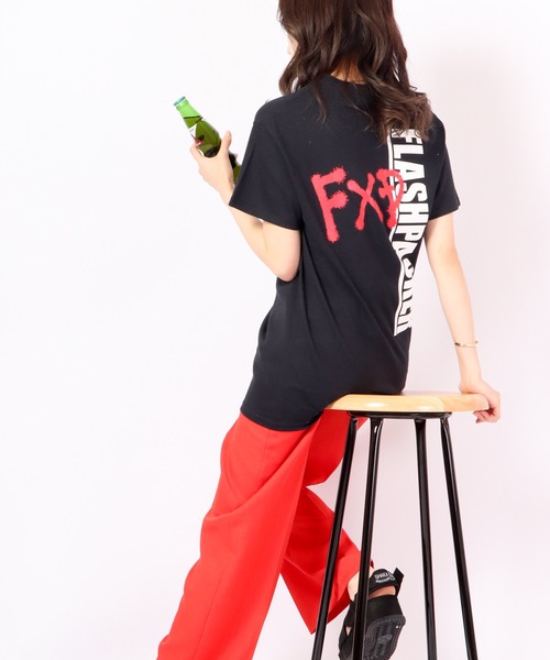 FLASH PACKER(フラッシュパッカー)の「FLASH PACKER 半袖Tシャツ(Tシャツ/カットソー・メンズ・ホワイト/パープル/ブラック・XL/M/L/S)」の18枚目の写真