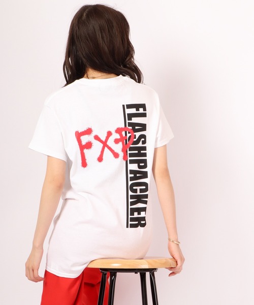 FLASH PACKER(フラッシュパッカー)の「FLASH PACKER 半袖Tシャツ(Tシャツ/カットソー・メンズ・ホワイト/パープル/ブラック・XL/M/L/S)」の12枚目の写真