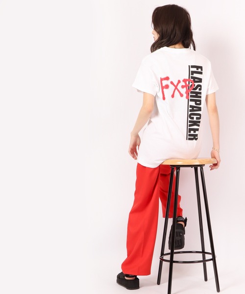FLASH PACKER(フラッシュパッカー)の「FLASH PACKER 半袖Tシャツ(Tシャツ/カットソー・メンズ・ホワイト/パープル/ブラック・XL/M/L/S)」の13枚目の写真