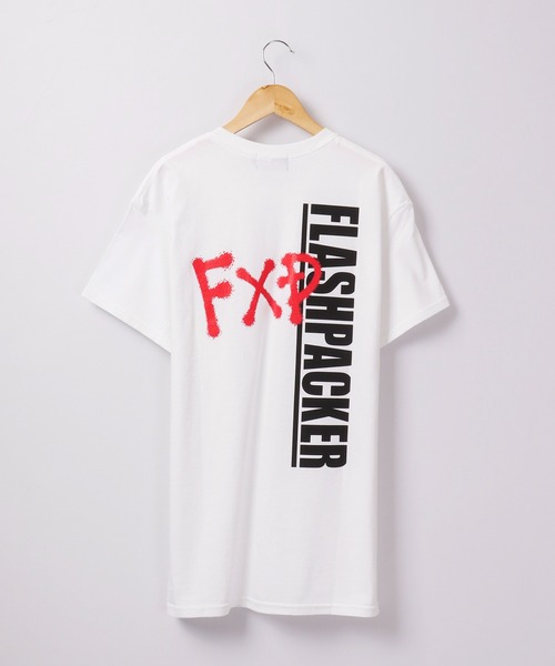 FLASH PACKER(フラッシュパッカー)の「FLASH PACKER 半袖Tシャツ(Tシャツ/カットソー・メンズ・ホワイト/パープル/ブラック・XL/M/L/S)」の9枚目の写真