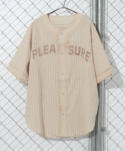 BREEZE by saori(ブリーズバイサオリ)の「WEB限定 ベースボールシャツ(大人) 【BREEZE by saori】(シャツ/ブラウス・レディース・ブラック/ベージュ・MEDIUM)」の2枚目の写真