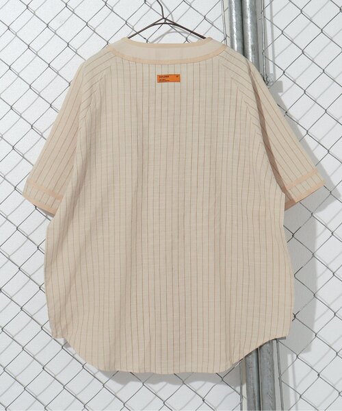 BREEZE by saori(ブリーズバイサオリ)の「WEB限定 ベースボールシャツ(大人) 【BREEZE by saori】(シャツ/ブラウス・レディース・ブラック/ベージュ・MEDIUM)」の13枚目の写真