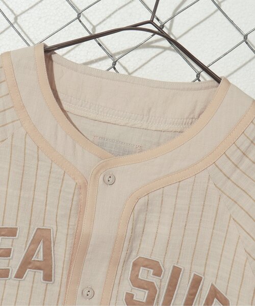 BREEZE by saori(ブリーズバイサオリ)の「WEB限定 ベースボールシャツ(大人) 【BREEZE by saori】(シャツ/ブラウス・レディース・ブラック/ベージュ・MEDIUM)」の15枚目の写真