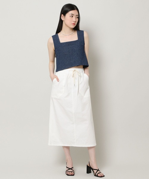 ALAND（エーランド）の「3.3Field Trip／デニムメッシュクロップタンク 2299885（タンクトップ・レディース・ライトブルー/ブルー・FREE）」の20枚目の写真