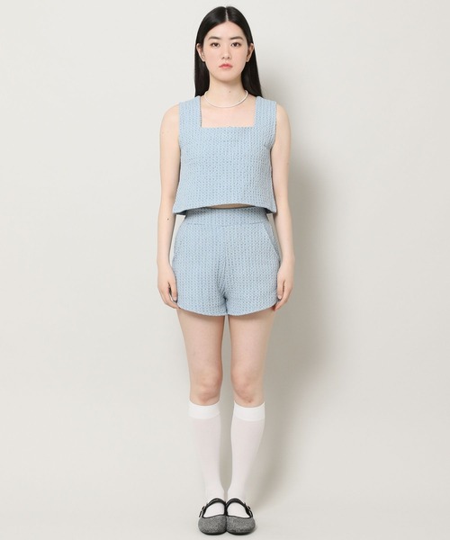 ALAND（エーランド）の「3.3Field Trip／デニムメッシュクロップタンク 2299885（タンクトップ・レディース・ライトブルー/ブルー・FREE）」の13枚目の写真
