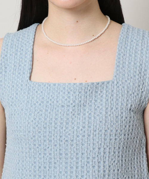 ALAND（エーランド）の「3.3Field Trip／デニムメッシュクロップタンク 2299885（タンクトップ・レディース・ライトブルー/ブルー・FREE）」の8枚目の写真