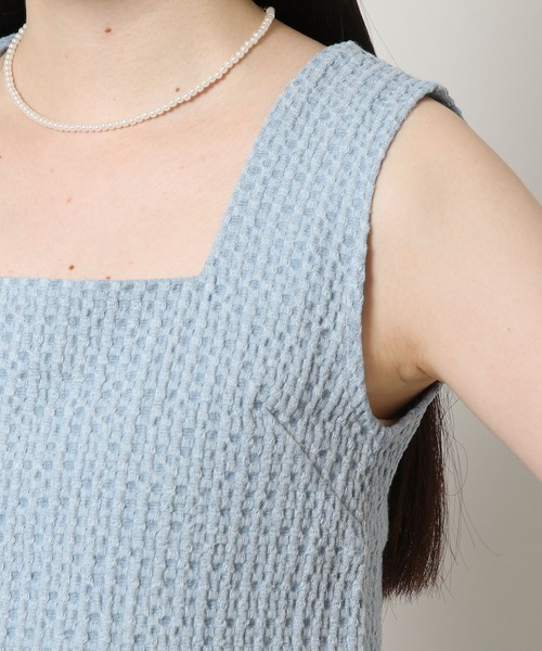 ALAND（エーランド）の「3.3Field Trip／デニムメッシュクロップタンク 2299885（タンクトップ・レディース・ライトブルー/ブルー・FREE）」の14枚目の写真