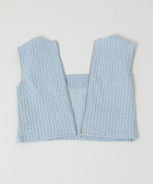 ALAND（エーランド）の「3.3Field Trip／デニムメッシュクロップタンク 2299885（タンクトップ・レディース・ライトブルー/ブルー・FREE）」の19枚目の写真