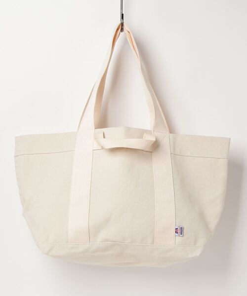 Le Pigeon Voyageur(ル ピジョン ヴォワイヤジュール)の「【Le Pigeon】LPB-007 COTTON CANVAS 2WAY TOTE コットンキャンバス2WAYトート(トートバッグ・レディース・ブラック/オフホワイト/ネイビー・FREE)」の2枚目の写真
