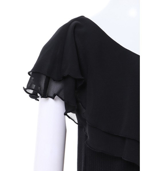 INGNI(イング)の「フリル異素材/トップス(Tシャツ/カットソー・レディース・ブラック/オフホワイト/グレー系その他/ブラウン・M)」の13枚目の写真