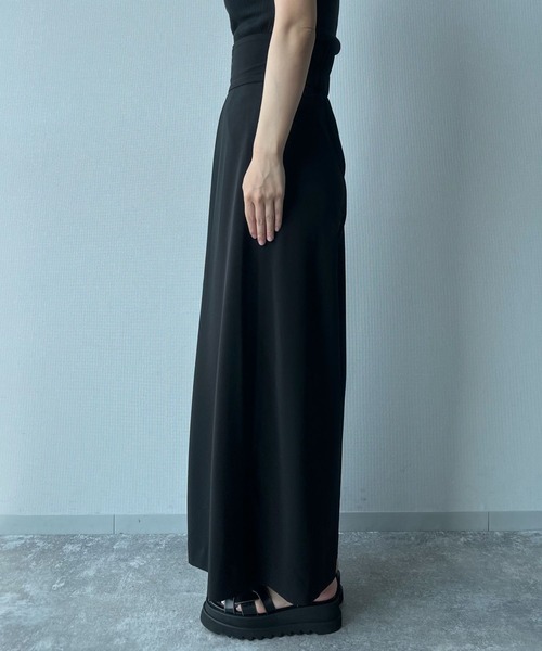 HARE（ハレ）の「ハイウエストスーパーワイドパンツ(HARE)（スラックス・レディース・ブラック/パープル・FREE）」の7枚目の写真