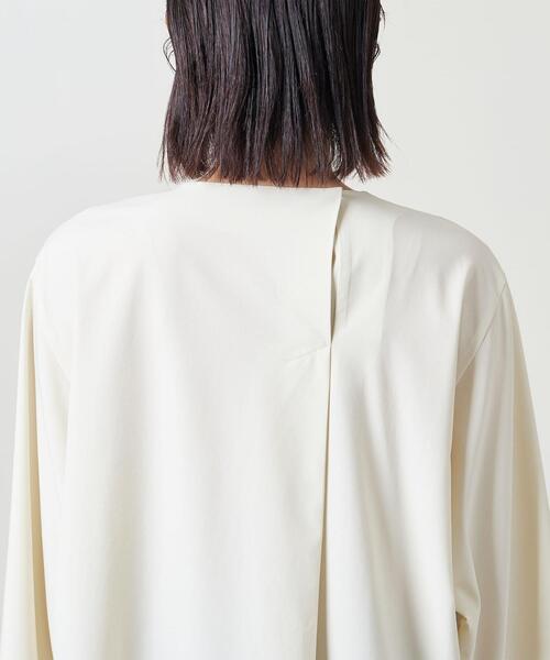 マルゥ／UVカット アシンメトリーレイヤードブラウス ホワイト 白 MARW UNITED ARROWS（マルゥ ユナイテッドアローズ）の「＜MARW