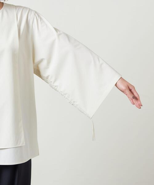 マルゥ／UVカット アシンメトリーレイヤードブラウス ホワイト 白 MARW UNITED ARROWS（マルゥ ユナイテッドアローズ）の「＜MARW