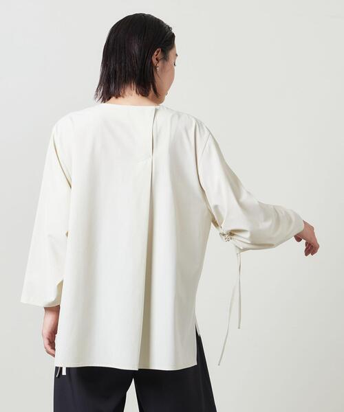 マルゥ／UVカット アシンメトリーレイヤードブラウス ホワイト 白 MARW UNITED ARROWS（マルゥ ユナイテッドアローズ）の「＜MARW