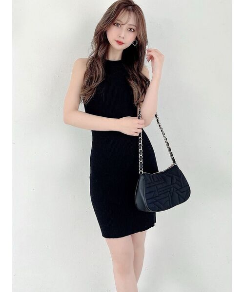 RESEXXY（リゼクシー）の「キルティングチェーンバッグ（ショルダーバッグ・レディース・ブラック/ピンク/アイボリー・FREE）」の16枚目の写真