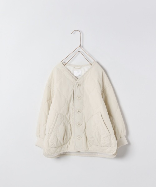 LOWRYS FARM（ローリーズファーム）の「キルティングブルゾン　287653（ブルゾン・キッズ・ブラック/アイボリー/カーキ・150cm/120cm/130cm/110cm/140cm）」の2枚目の写真