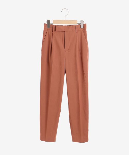 le.coeur blanc(ルクールブラン)の「アサレチックテーパードパンツ(スラックス・レディース・オレンジ/オリーブ/ネイビー・34/36/38/40)」の4枚目の写真