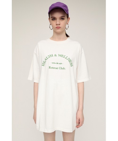 SLY(スライ)の「WASHED LOGO T/SH ウォッシュド ロゴ Tシャツ オーバーサイズ ビッグTシャツ(Tシャツ/カットソー・レディース・ブルー/ミント/ピンク/ホワイト・FREE)」の15枚目の写真