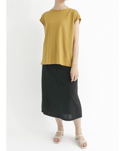 Te chichi TERRASSE（テチチテラス）の「カットタイトスカート【セットアップ可】（スカート・レディース・ブラック/グレー/ブルー・ﾌﾘ-）」の7枚目の写真