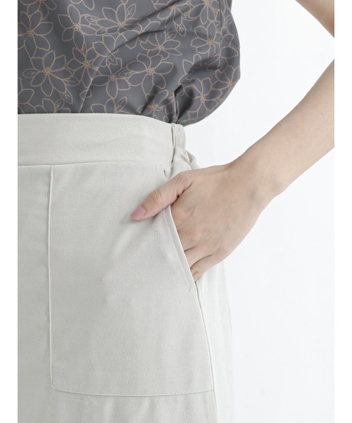 Te chichi TERRASSE（テチチテラス）の「カットタイトスカート【セットアップ可】（スカート・レディース・ブラック/グレー/ブルー・ﾌﾘ-）」の15枚目の写真