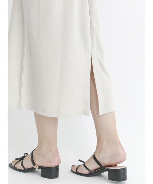 Te chichi TERRASSE（テチチテラス）の「カットタイトスカート【セットアップ可】（スカート・レディース・ブラック/グレー/ブルー・ﾌﾘ-）」の14枚目の写真