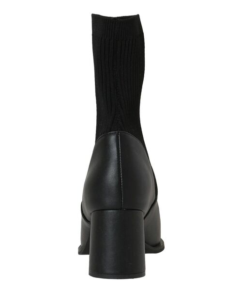 dazzlin(ダズリン)の「ソックスタイトショートブーツ(ブーツ・レディース・ブラック/ベージュ・MEDIUM/LARGE)」の21枚目の写真