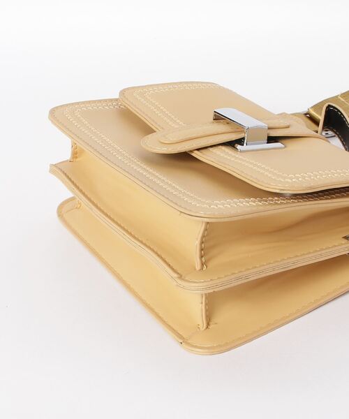 Shelly island（シェリーアイランド）の「2WAYミニスクエアバッグ（ハンドバッグ・レディース・ホワイト/パープル/イエロー・FREE）」の13枚目の写真