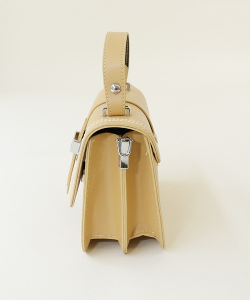 Shelly island（シェリーアイランド）の「2WAYミニスクエアバッグ（ハンドバッグ・レディース・ホワイト/パープル/イエロー・FREE）」の19枚目の写真