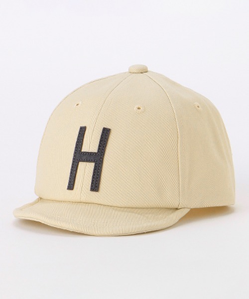 petit main(プティマイン)の「Kids Sim Logo Cap(キャップ・キッズ・ネイビー/グリーン/ライトベージュ・52cm/50cm/54cm)」の1枚目の写真