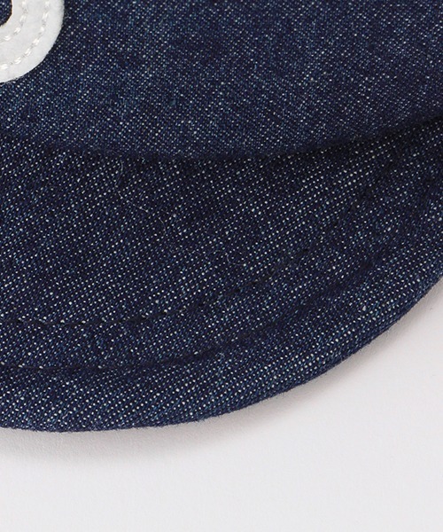 petit main(プティマイン)の「Kids Sim Logo Cap(キャップ・キッズ・ネイビー/グリーン/ライトベージュ・52cm/50cm/54cm)」の6枚目の写真