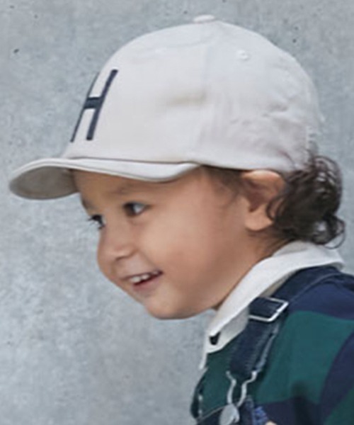 petit main(プティマイン)の「Kids Sim Logo Cap(キャップ・キッズ・ネイビー/グリーン/ライトベージュ・52cm/50cm/54cm)」の19枚目の写真