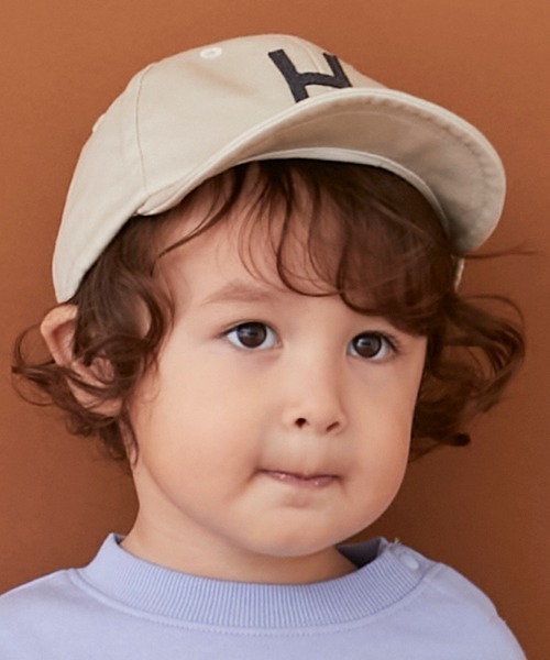 petit main(プティマイン)の「Kids Sim Logo Cap(キャップ・キッズ・ネイビー/グリーン/ライトベージュ・52cm/50cm/54cm)」の21枚目の写真