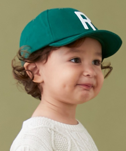 petit main(プティマイン)の「Kids Sim Logo Cap(キャップ・キッズ・ネイビー/グリーン/ライトベージュ・52cm/50cm/54cm)」の17枚目の写真