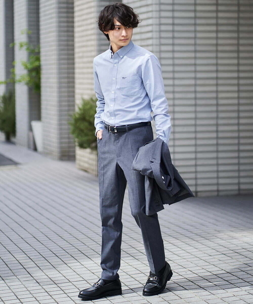 a.v.v(アーヴェヴェ)の「【S-XXL/軽撥水】スマートスラックス(セットアップ対応)(スラックス・メンズ・ネイビー/ダークブラウン/ブラック・44/46/48/50/52)」の5枚目の写真