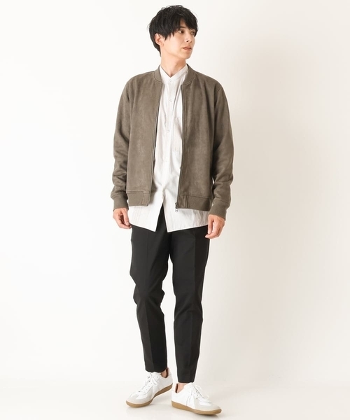 a.v.v(アーヴェヴェ)の「【S-XXL/軽撥水】スマートスラックス(セットアップ対応)(スラックス・メンズ・ネイビー/ダークブラウン/ブラック・44/46/48/50/52)」の10枚目の写真
