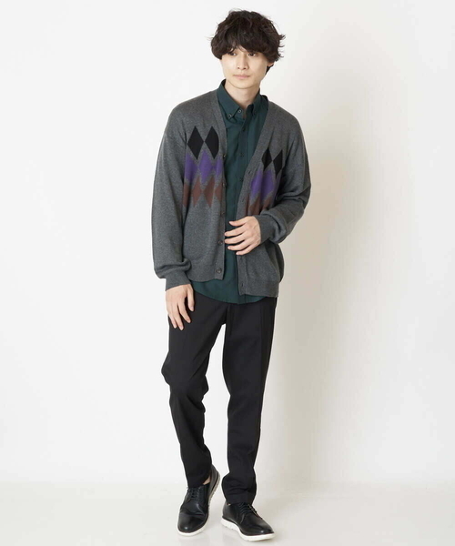 a.v.v(アーヴェヴェ)の「【S-XXL/軽撥水】スマートスラックス(セットアップ対応)(スラックス・メンズ・ネイビー/ダークブラウン/ブラック・44/46/48/50/52)」の14枚目の写真