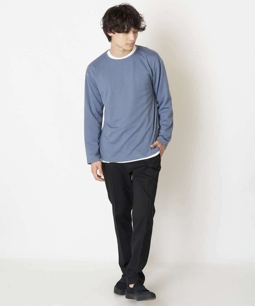 a.v.v(アーヴェヴェ)の「【S-XXL/軽撥水】スマートスラックス(セットアップ対応)(スラックス・メンズ・ネイビー/ダークブラウン/ブラック・44/46/48/50/52)」の17枚目の写真