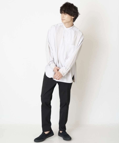 a.v.v(アーヴェヴェ)の「【S-XXL/軽撥水】スマートスラックス(セットアップ対応)(スラックス・メンズ・ネイビー/ダークブラウン/ブラック・44/46/48/50/52)」の18枚目の写真