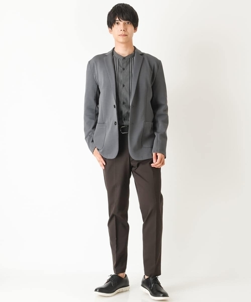 a.v.v(アーヴェヴェ)の「【S-XXL/軽撥水】スマートスラックス(セットアップ対応)(スラックス・メンズ・ネイビー/ダークブラウン/ブラック・44/46/48/50/52)」の20枚目の写真