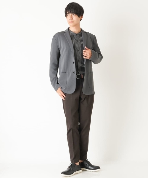 a.v.v(アーヴェヴェ)の「【S-XXL/軽撥水】スマートスラックス(セットアップ対応)(スラックス・メンズ・ネイビー/ダークブラウン/ブラック・44/46/48/50/52)」の21枚目の写真