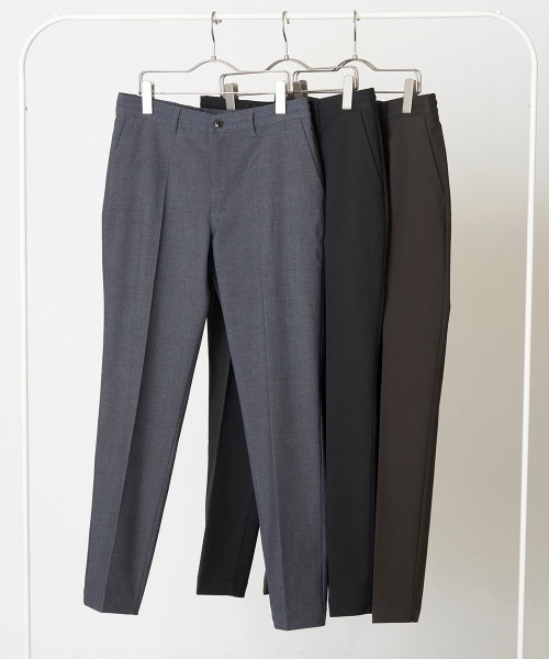 a.v.v(アーヴェヴェ)の「【S-XXL/軽撥水】スマートスラックス(セットアップ対応)(スラックス・メンズ・ネイビー/ダークブラウン/ブラック・44/46/48/50/52)」の3枚目の写真
