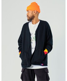 And A | AlexanderLeeChang アレキサンダーリーチャン / BLC SWET SANKAKU CARDIGAN サンカク オーバーサイズ スウェットカーディガン / BC012201(カーディガン/ボレロ)