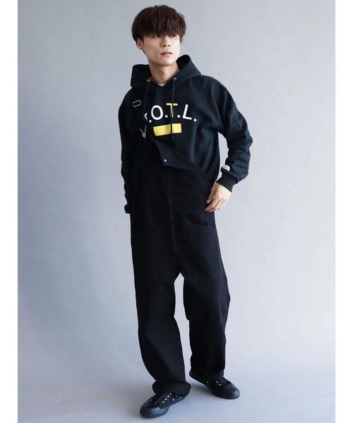 CRAFT STANDARD BOUTIQUE（クラフトスタンダードブティック）の「TANKERS オーバーオール　＊（サロペット/オーバーオール・メンズ・ブラック・M/L）」の3枚目の写真