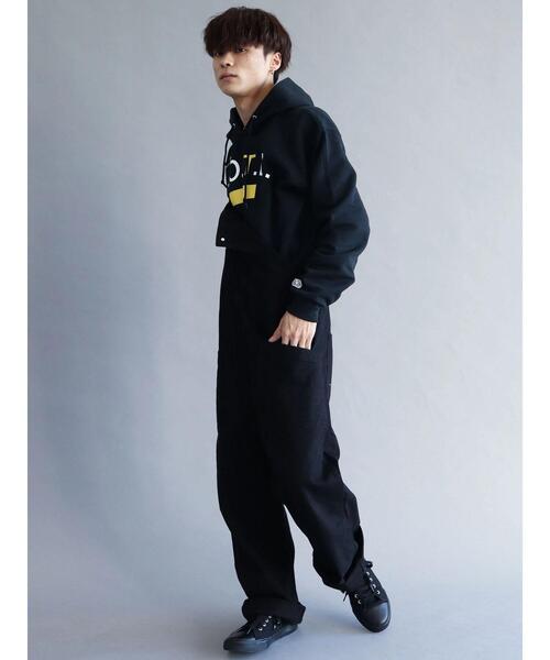 CRAFT STANDARD BOUTIQUE（クラフトスタンダードブティック）の「TANKERS オーバーオール　＊（サロペット/オーバーオール・メンズ・ブラック・M/L）」の4枚目の写真