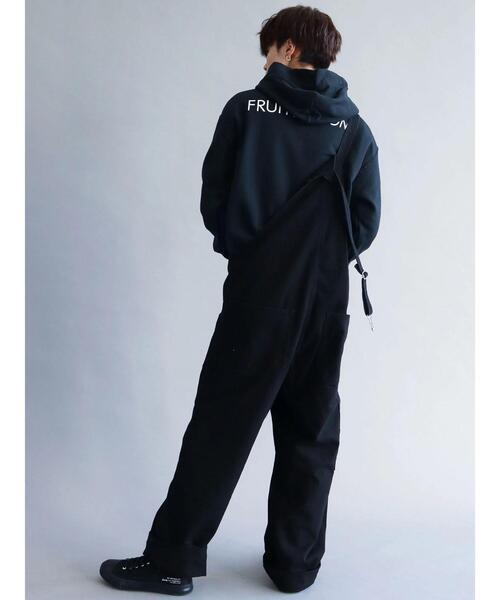 CRAFT STANDARD BOUTIQUE（クラフトスタンダードブティック）の「TANKERS オーバーオール　＊（サロペット/オーバーオール・メンズ・ブラック・M/L）」の7枚目の写真