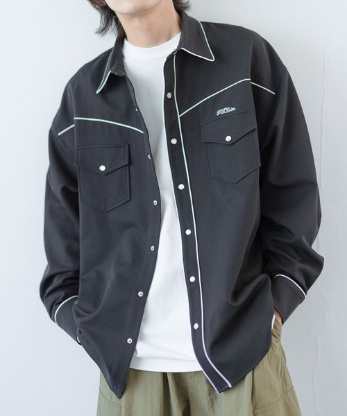 PBLIM（ページボーイリム）の「PAGEBOYLIM/ウエスタンシャツ（シャツ/ブラウス・レディース・イエロー系その他/ブラウン/ブラック・FREE）」の5枚目の写真