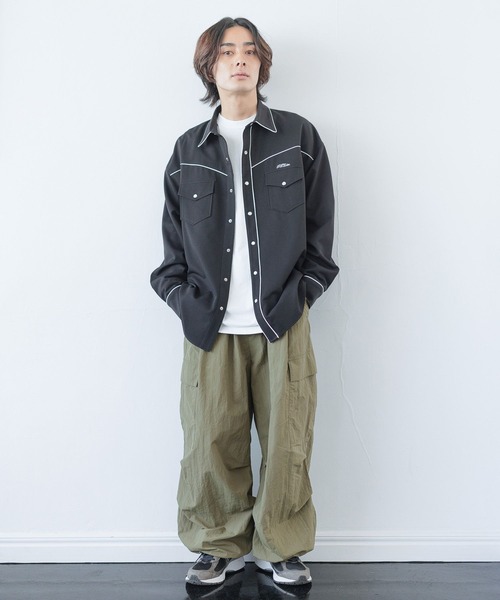 PBLIM（ページボーイリム）の「PAGEBOYLIM/ウエスタンシャツ（シャツ/ブラウス・レディース・イエロー系その他/ブラウン/ブラック・FREE）」の7枚目の写真